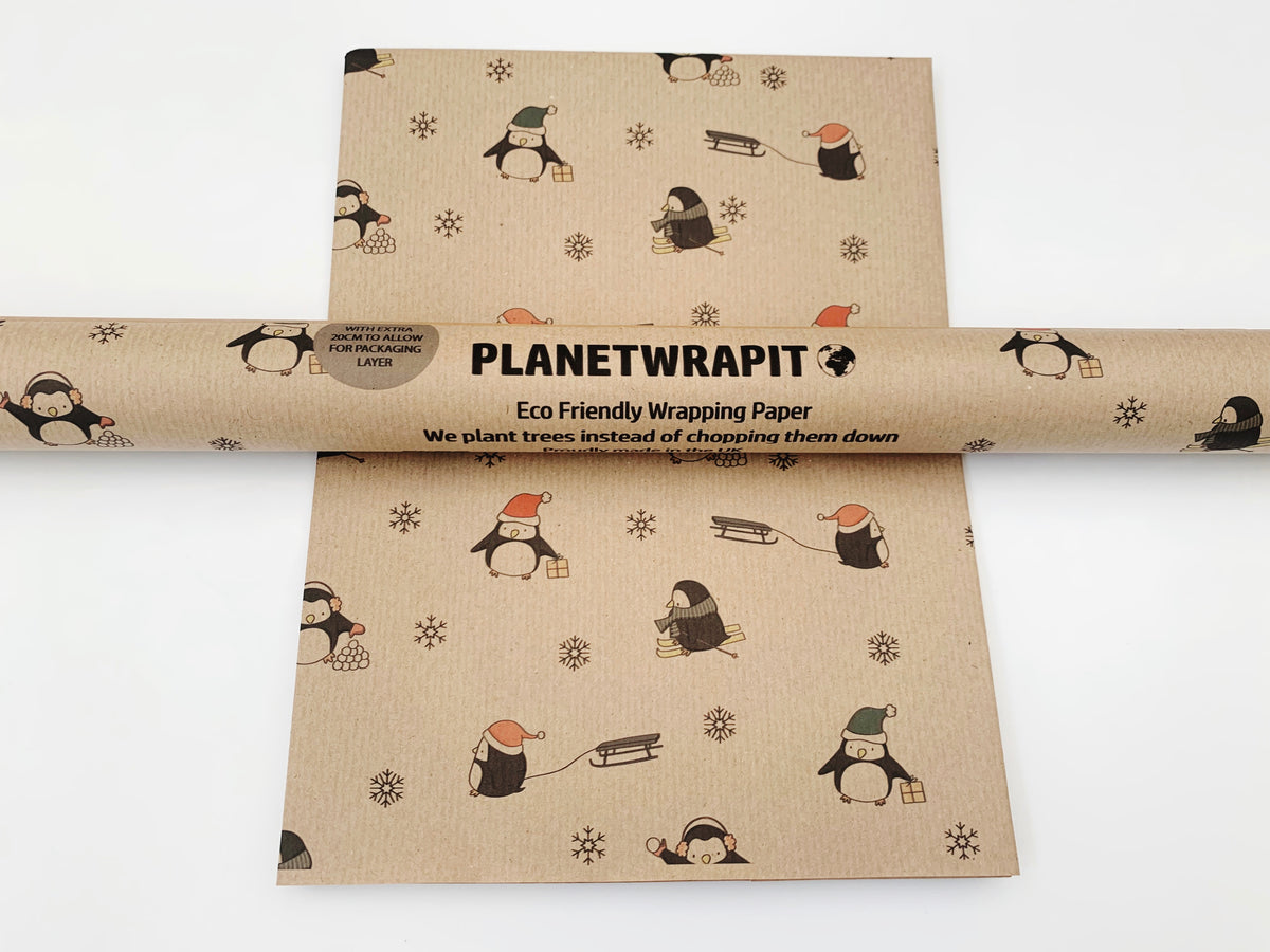 Farm Animals Recycled Wrapping Paper