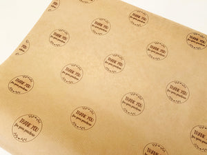 Thank you - Printed Business Packaging Kraft Paper