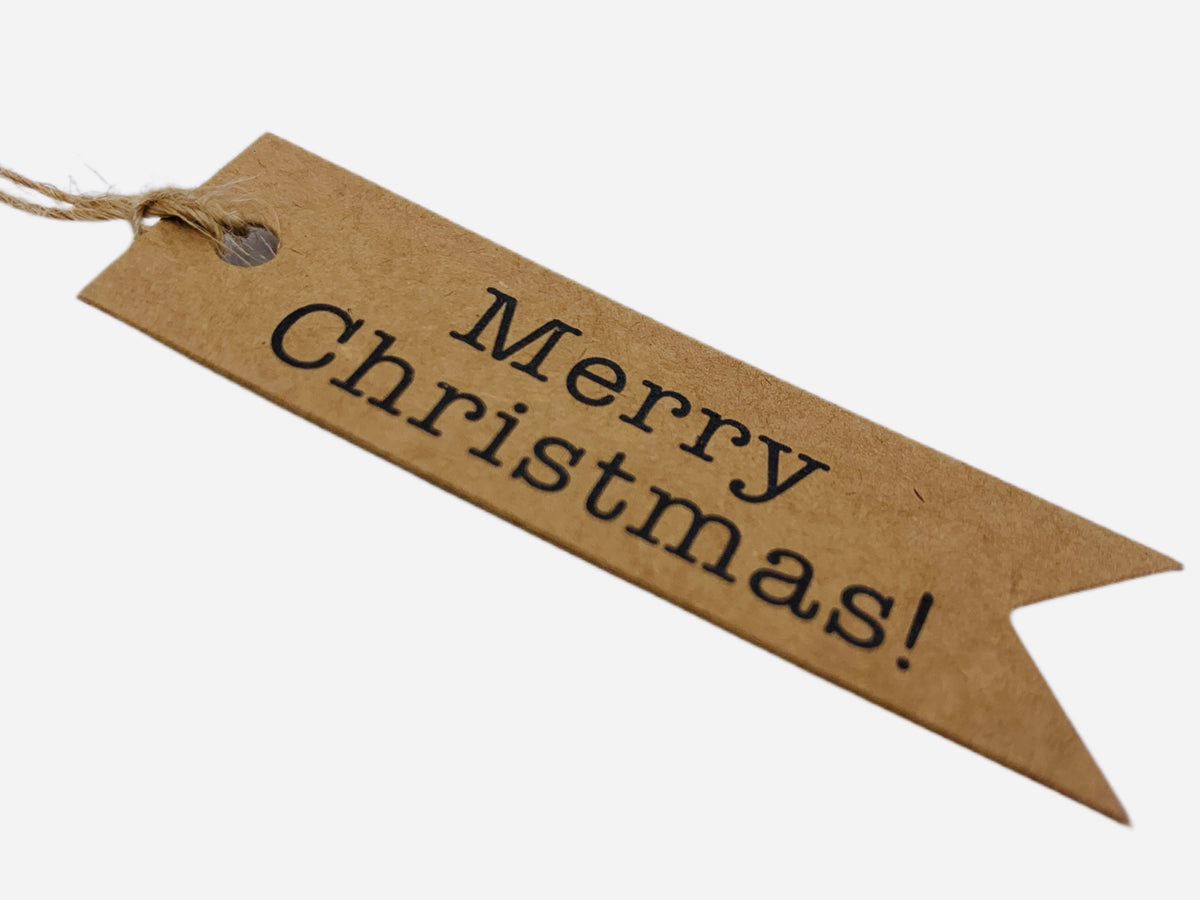 Recyclable Kraft Christmas Gift Tags Eco friendly Wrapping