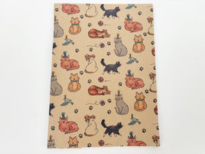 Party Cats - Recycled Kraft Wrapping Paper