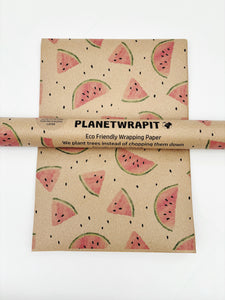 Support Gaza Children Watermelon - Recycled Kraft Wrapping Paper