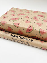 Load image into Gallery viewer, Support Gaza Children Watermelon - Recycled Kraft Wrapping Paper
