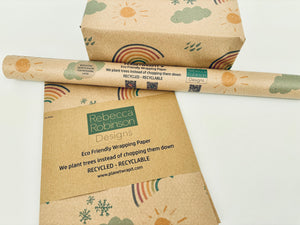 Happy Weather - Recycled Kraft Wrapping Paper