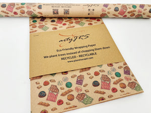 Chocolate - Recycled Kraft Wrapping Paper