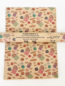 Chocolate - Recycled Kraft Wrapping Paper