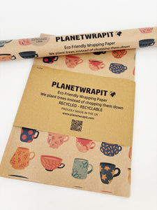 Positivitea Cups - Recycled Kraft Wrapping Paper