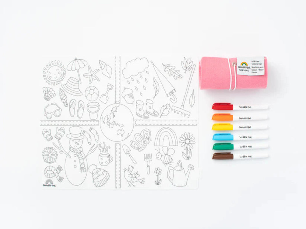 Seasons Reusable Scribble Mat