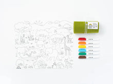 Load image into Gallery viewer, Going on Safari Reusable Scribble Mat
