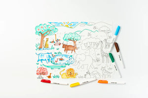 Going on Safari Reusable Scribble Mat