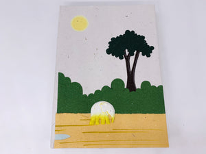 Large Eco Maximus Conservation Elephant Dung Notebook