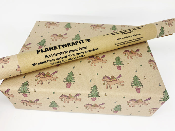 Spaniels Recycled Wrapping Paper  Eco friendly Gift Wrap – planetwrapit